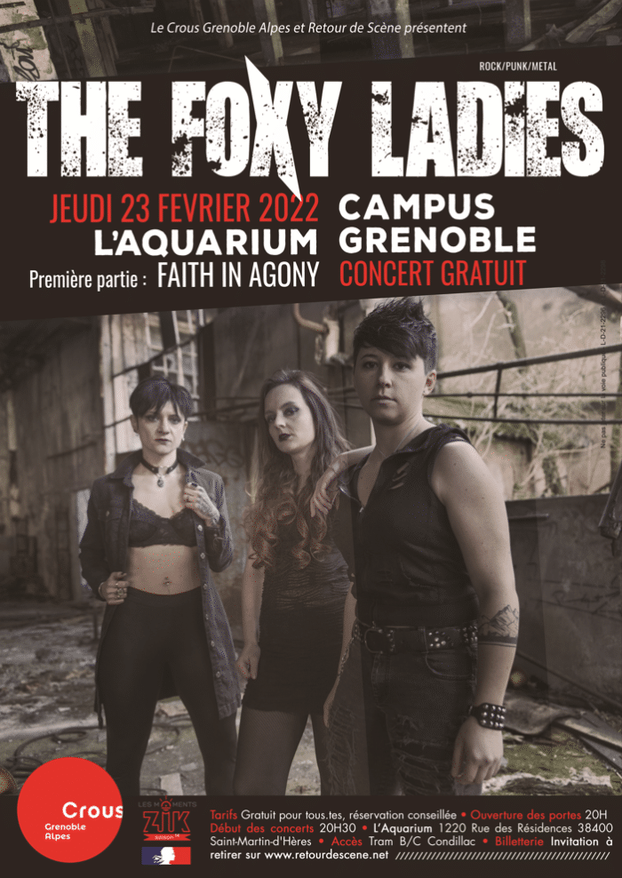Faith In Agony et Foxy Ladies 1 Affiche metal