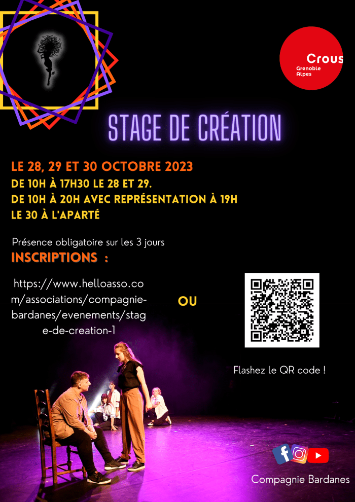 Stage de théâtre avec la Cie Bardanes 1 1