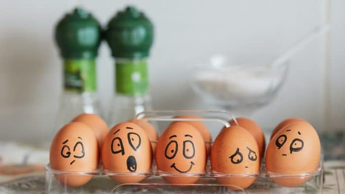 brown egg