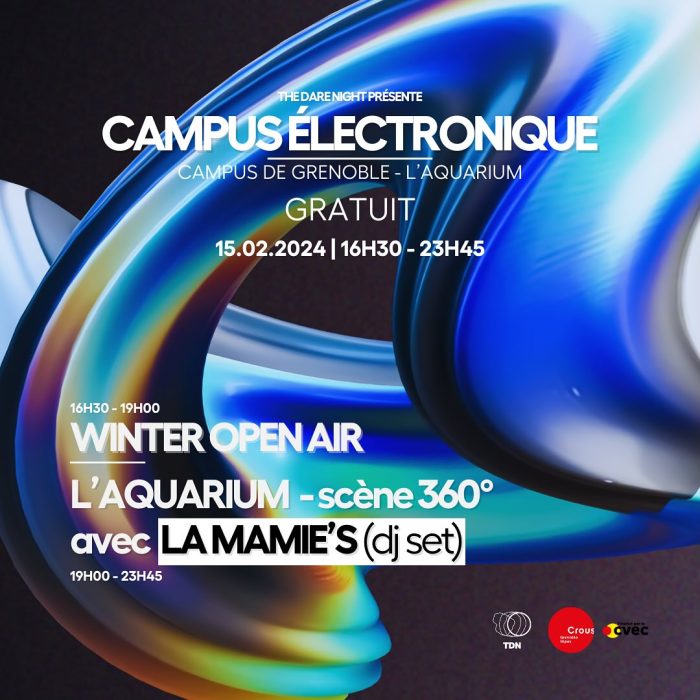 Campus électronique // The Dare Night x CROUS Grenoble Alpes 1 visuel