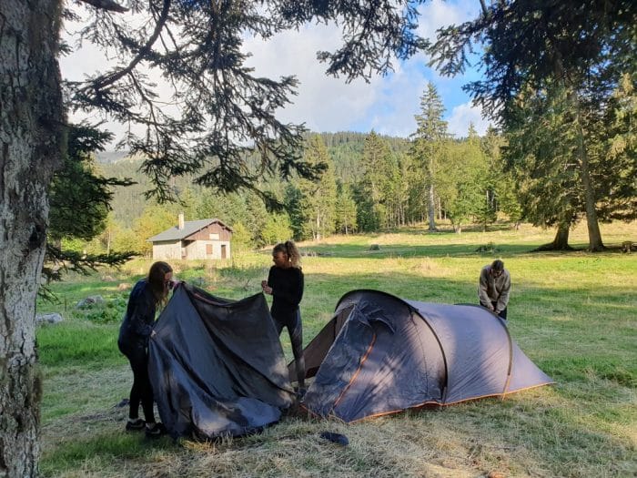 Weekend bivouac en Chartreuse direction le Habert de Chamechaude 1 image bivouac