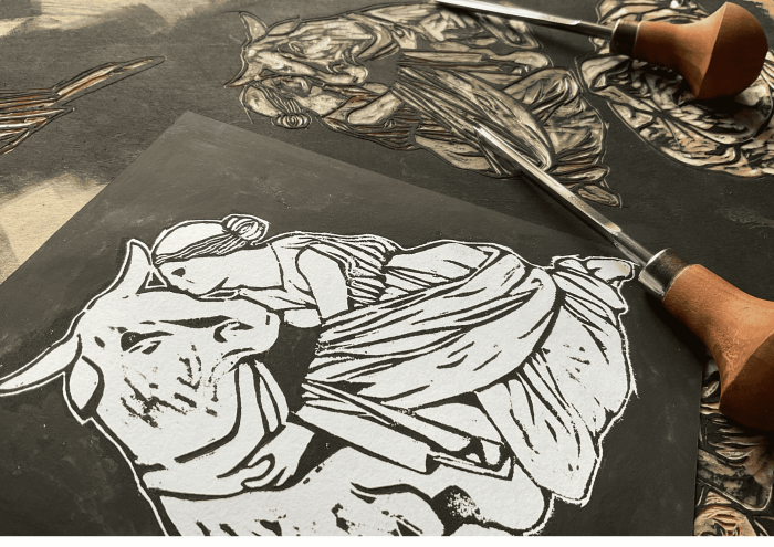 🎨 Ateliers Linogravure 1 Sans titre A4 paysage