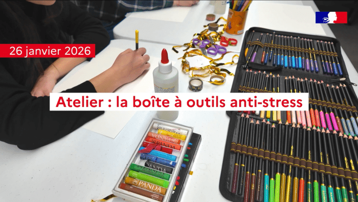 image d'un atelier anti-stress gratuit proposé aux étudiant