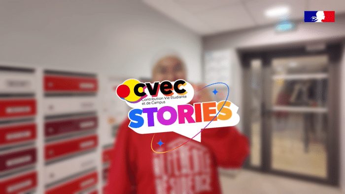 Logo CVEC Stories "Contribution Vie Étudiante et de Campus"