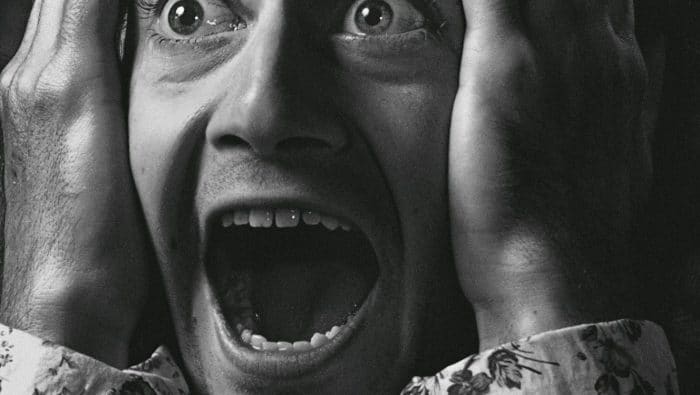man's face