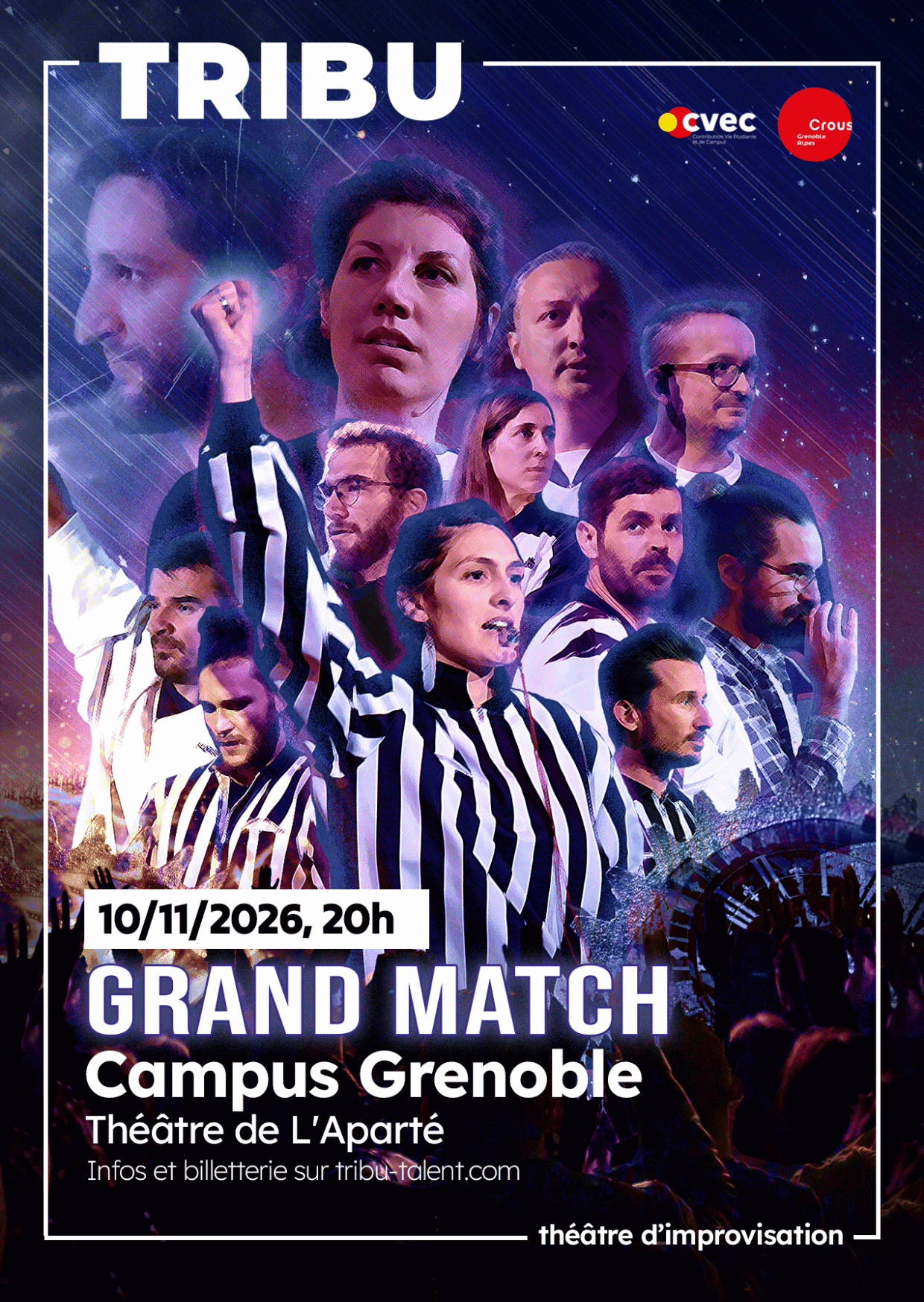 Match d’impro avec La Tribu